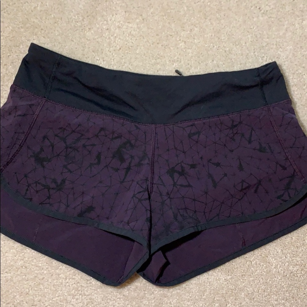 Lululemon Speed Shorts Size 6